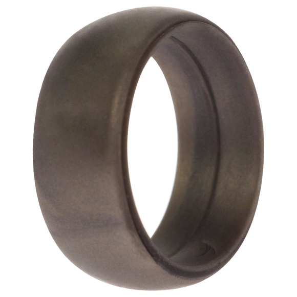 Silicone Wedding Ring - Grey by ROQ for Men - 8 mm Ring - Picture 2 of 2